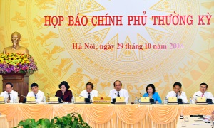 Họp báo Chính phủ thường kỳ tháng 10-2016